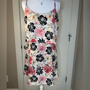 Abercrombie &‎ Fitch Floral Cami Slip Dress • Medium • Layered Bodice